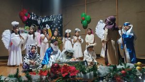 La llegada del Niño Dios fue representada por los alumnos del preescolar Negra Matea